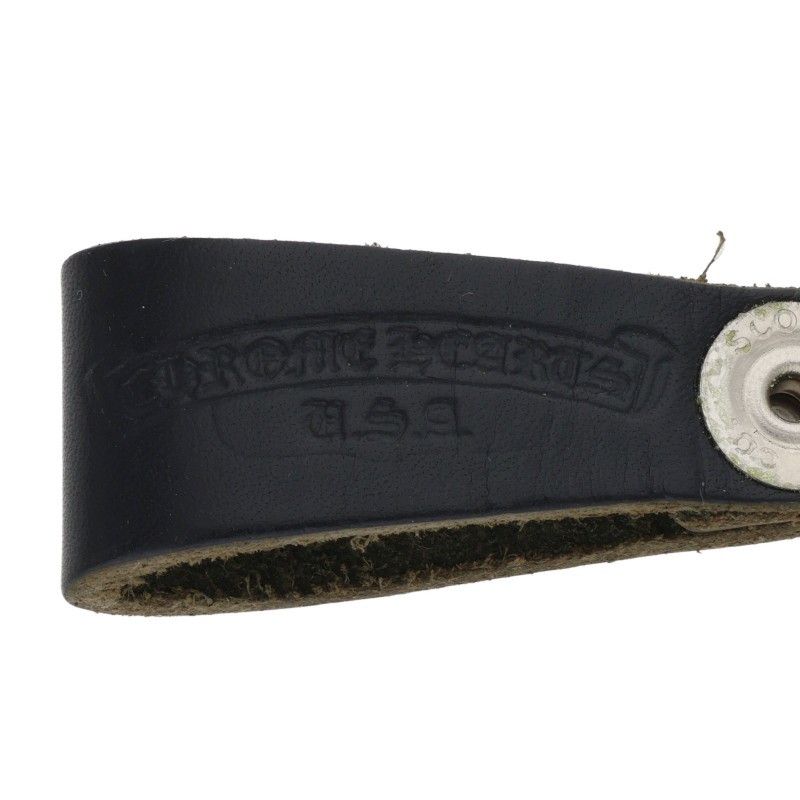 クロムハーツ BELT LOOP BSフレアボタンレザーベルトループ メンズ