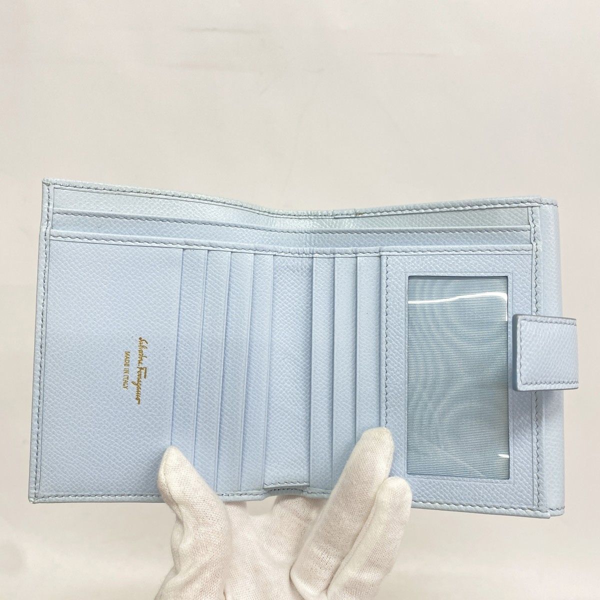 ☆SALE【6ab1572】サルヴァトーレフェラガモ 財布 ガンチーニ レザー