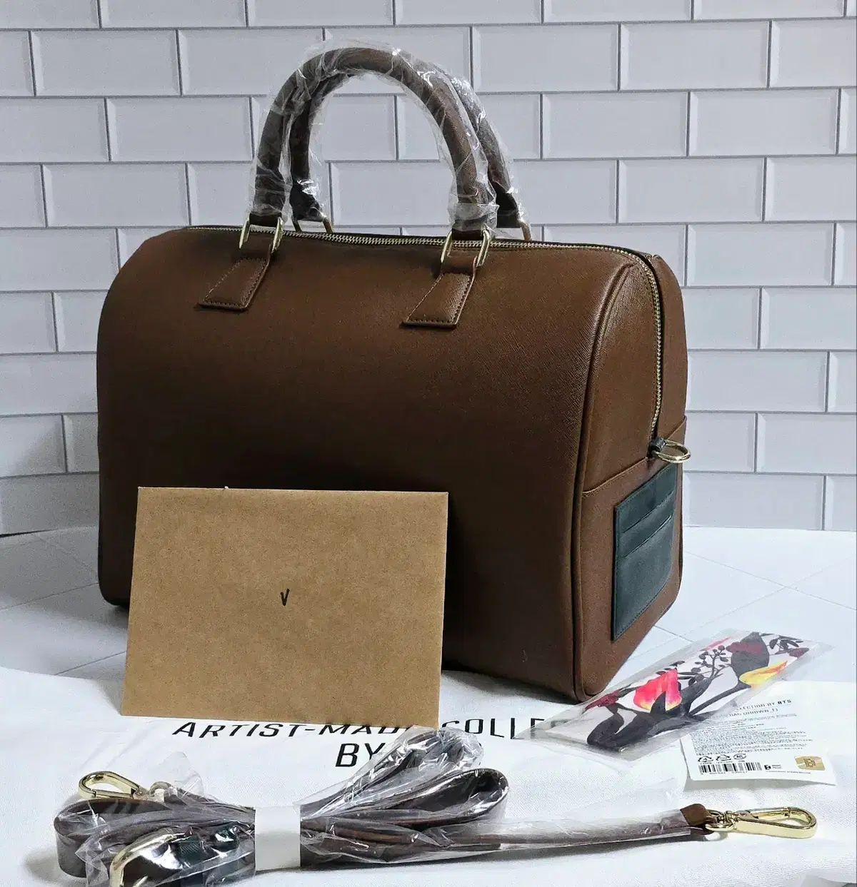 BTS V テテ　アーティストメイド　MUTEボストン+ぬいぐるみセット BTS V テテ アーティストメイド MUTEボストン+ぬいぐるみセット BTS V