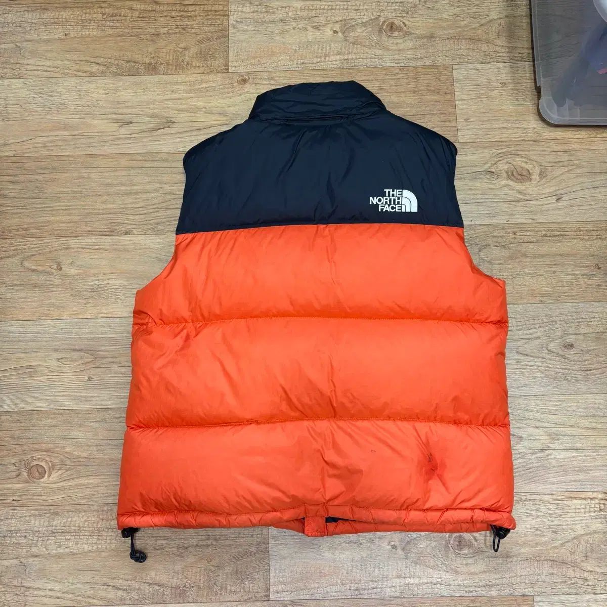 THE NORTH FACE ザノースフェイス ヌプシ ダウンベスト オレンジ