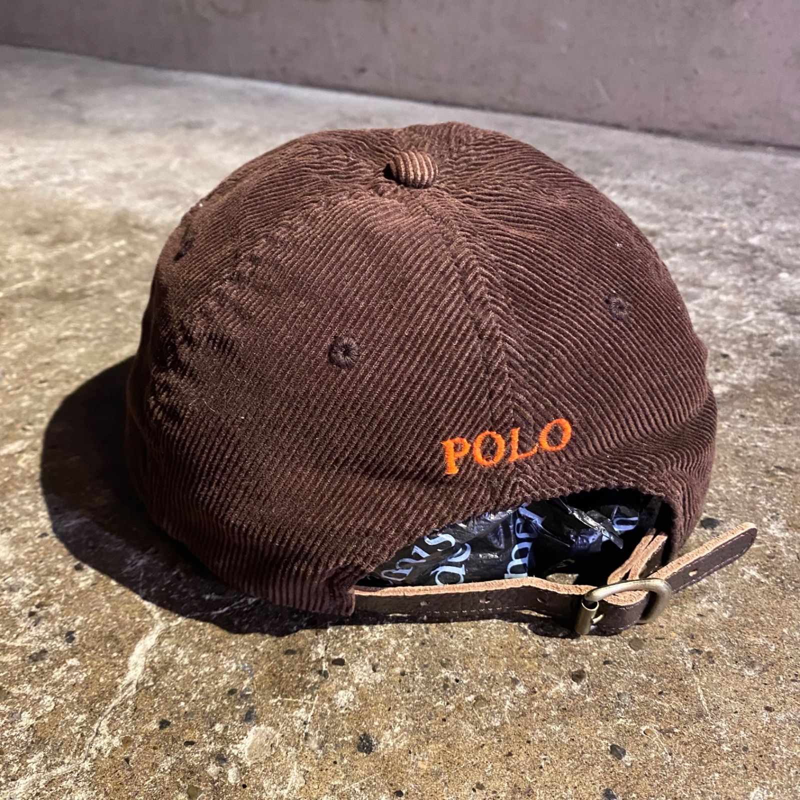 Polo Ralph Lauren POLO COUNTRY復刻 コーデュロイ キャップ ブラウン