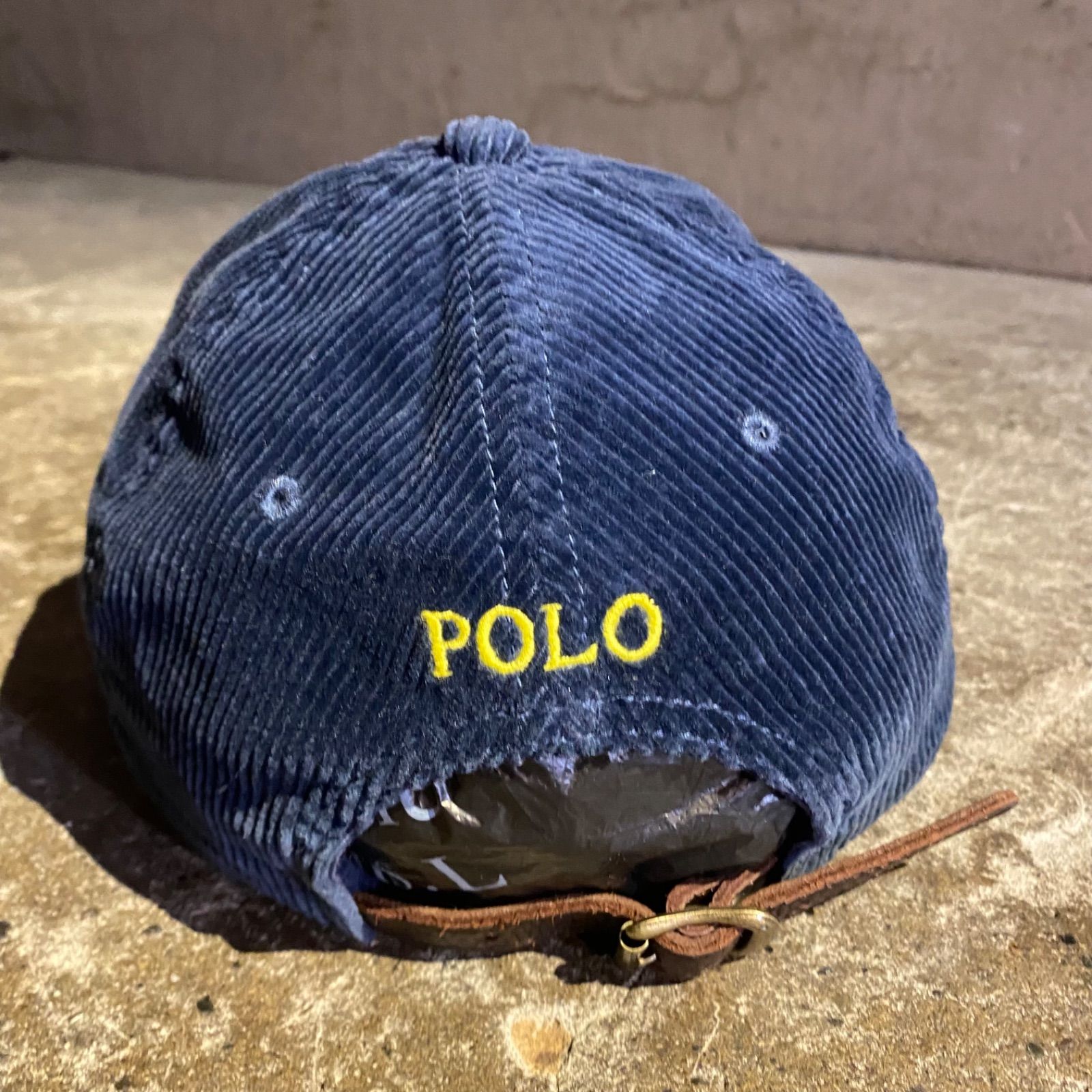 Polo Ralph Lauren POLO COUNTRY復刻 コーデュロイ キャップ ネイビー