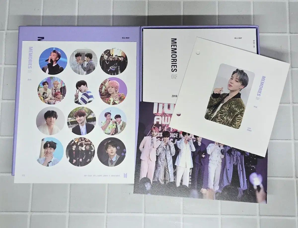 BTS 2018 メモリーズ blu-ray フルセット ジミン トレカ bts - メルカリ