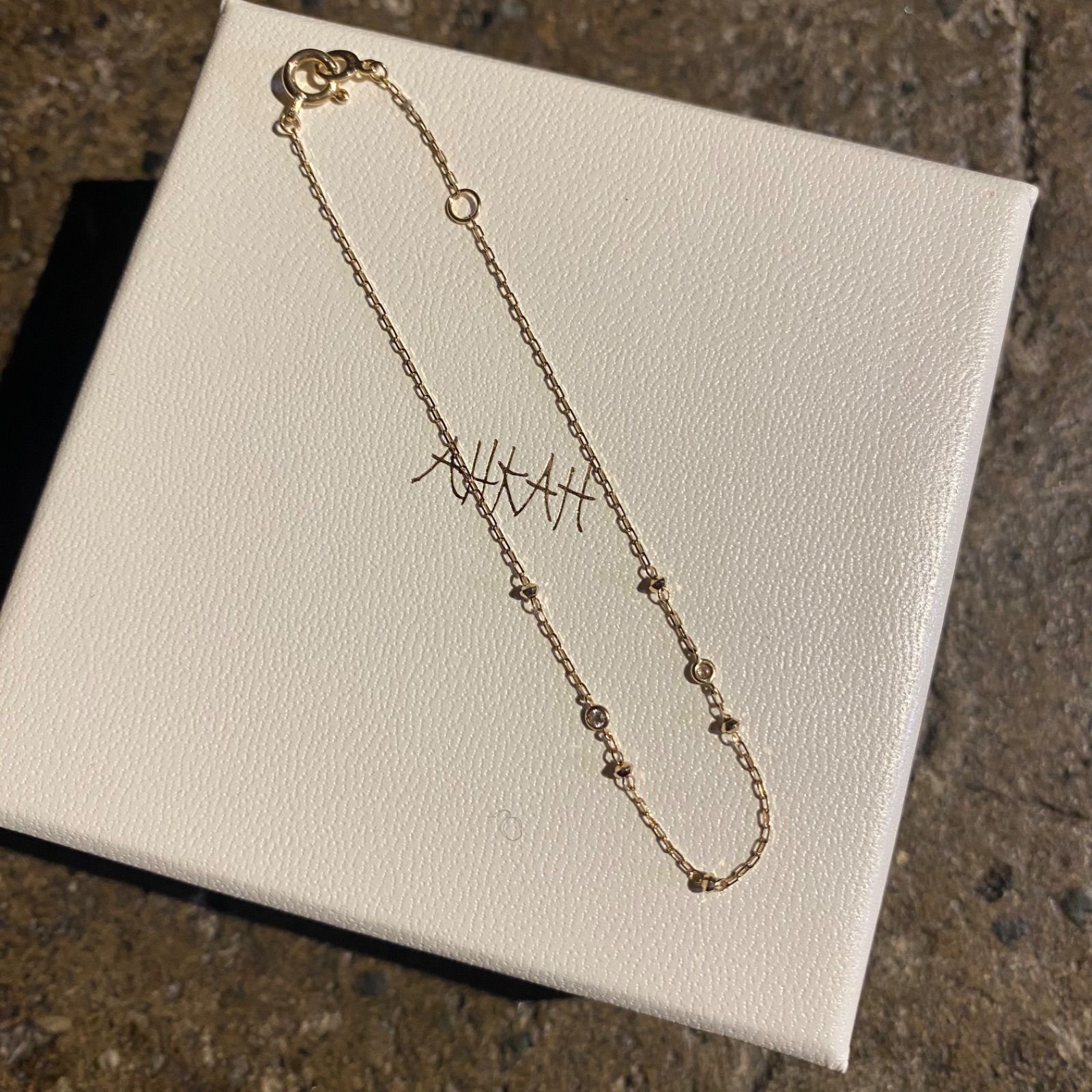 AHKAH コロネット ブレスレット イエローゴールド ダイヤモンド