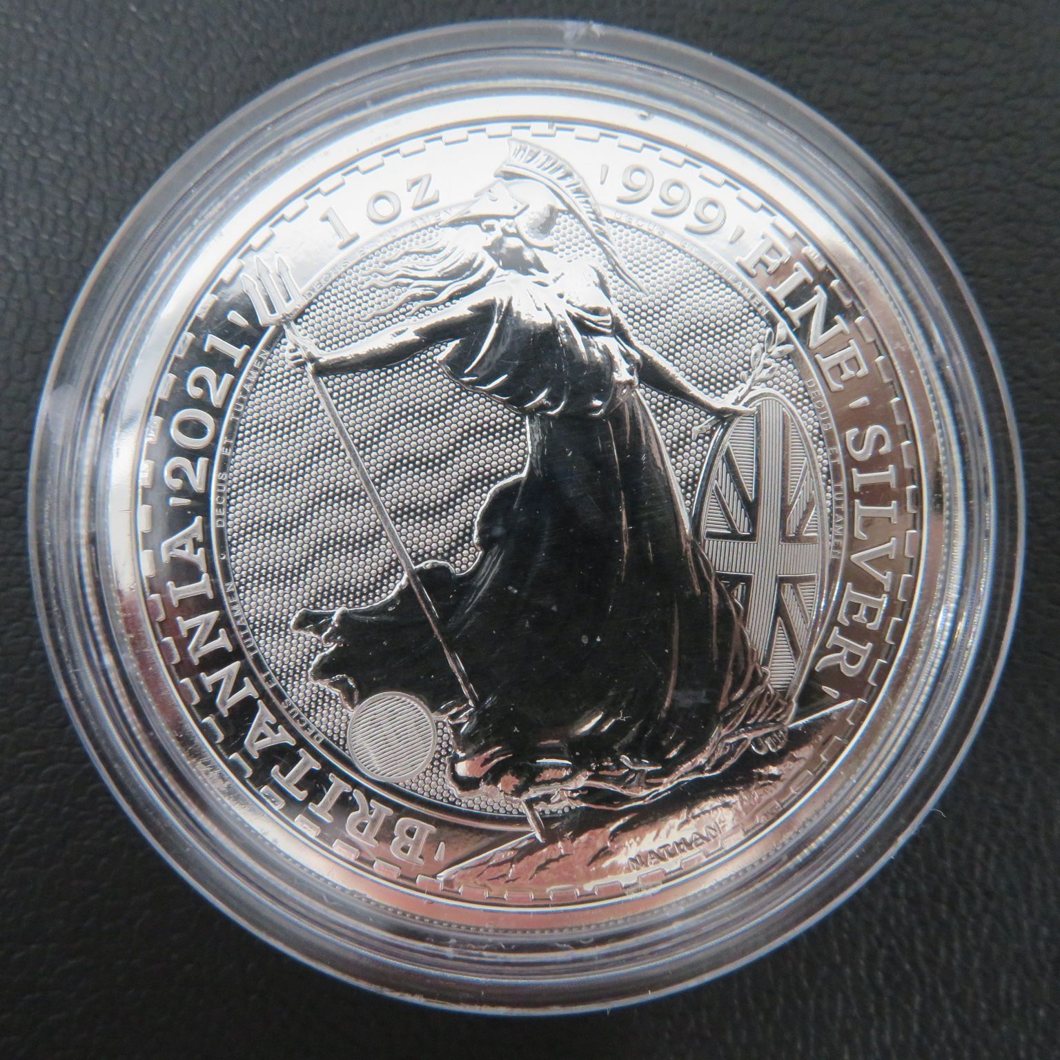 8355-6□イギリス□ブリタニア銀貨□1オンス(1oz)□2021年□999