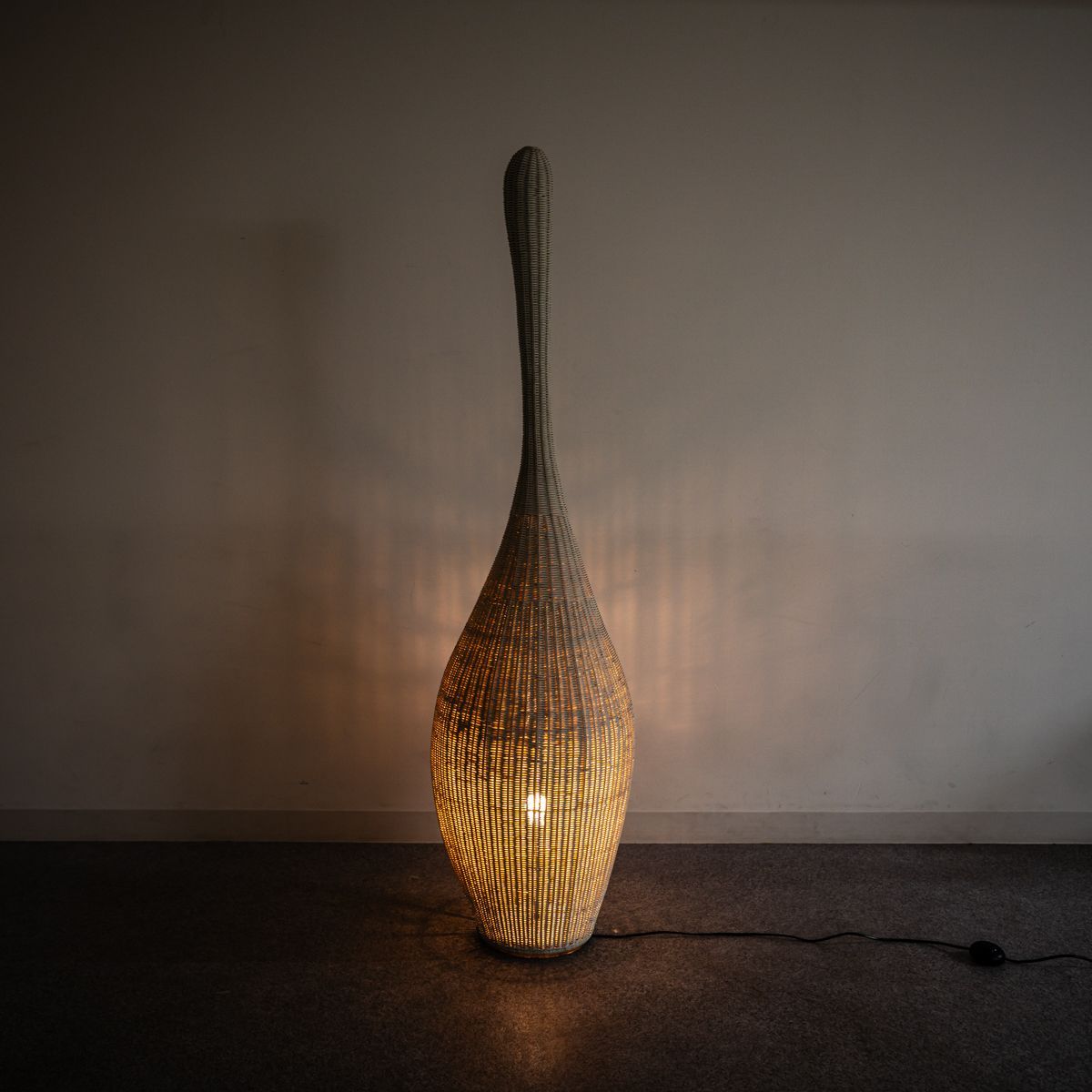 GERVASONI ジェルバゾーニ BOLLA M ラタン フロアーランプ BOLLA S/M/L