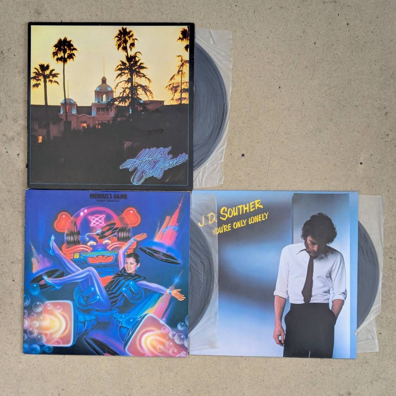 成】洋楽/邦楽LPレコード5枚セット ホテル・カルフォニア他 インテリア