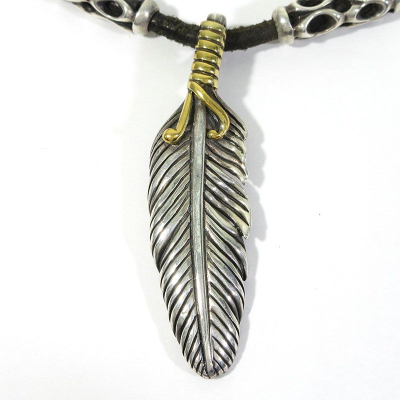 三重本店】 中古 ALZUNI | アルズニ シルバー フェザー ネックレス