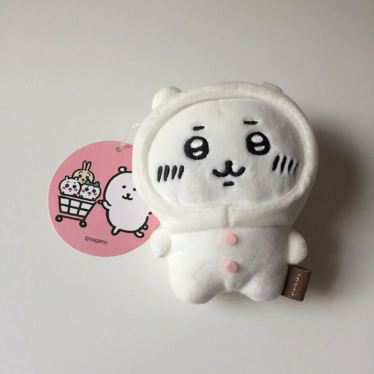 ナガノマーケット 自分ツッコミくま ちいかわ マスコット ぬいぐるみ