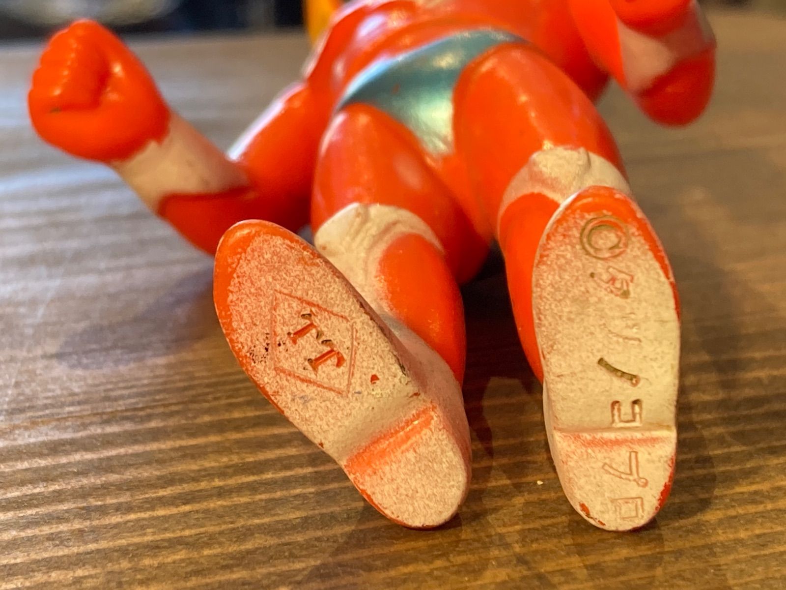 昭和 当時物　タカトク 破裏拳ポリマー　ソフビ タツノコプロ MP066) タカトク 破裏拳ポリマー タツノコプロ マント欠品 記名有り