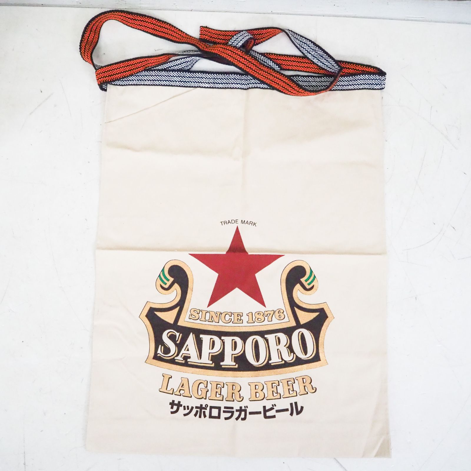 CO5275 未使用品 サッポロラガービール 赤星 ラガー前掛け ポケット