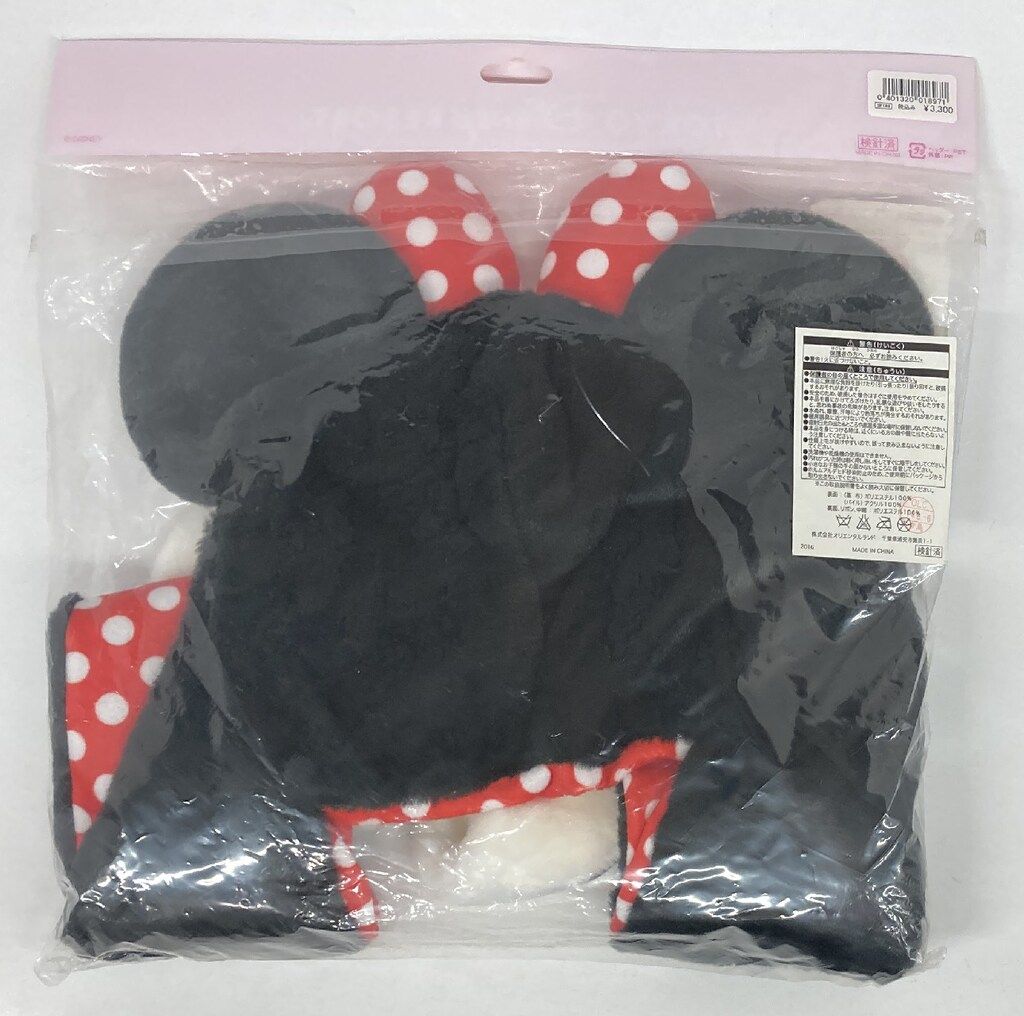 東京ディズニーリゾート フード付きマフラー ミニー