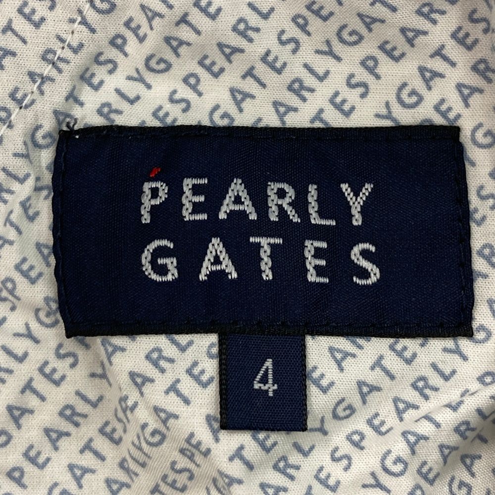 サイズ：4 PEARLY GATES パーリーゲイツ パンツ 総柄 ネイビー系