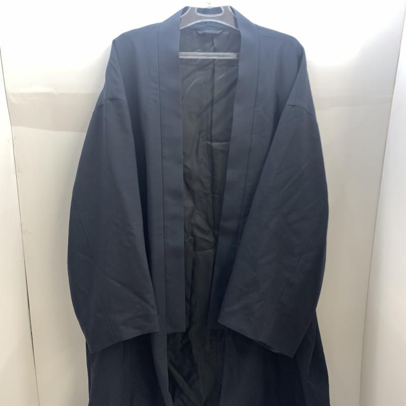 中古】LADMUSICIAN KIMONO LONG JACKET サイズ42 ブラック ラッド