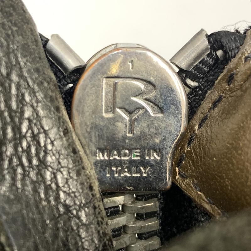 中古】Rick Owens コンバットブーツ サイドジップ 26.5cm相当 ブラック