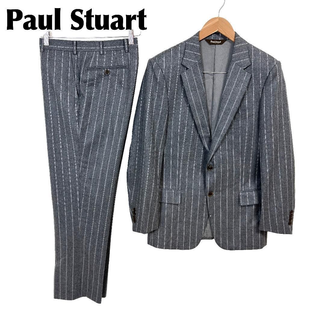 Paul Stuart メンズスーツセットアップ 48R グレー ストライプ - メルカリ