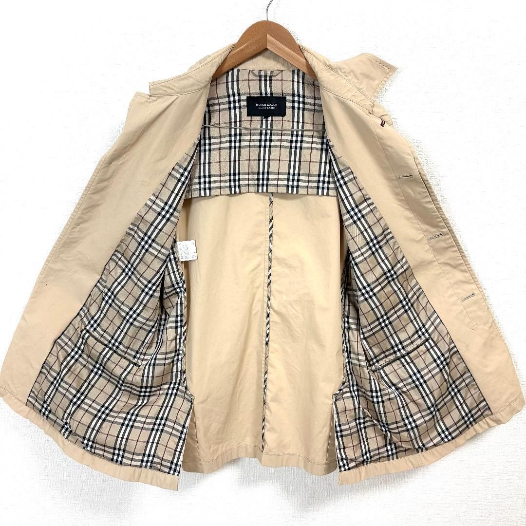 BURBERRY BLACK LABEL ハーフコート L 裏地ノバチェック - メルカリ