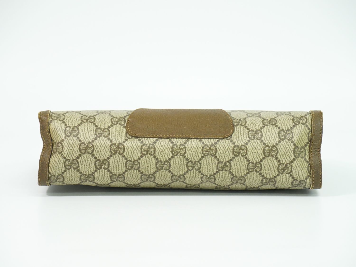 オールドグッチ セカンドバッグ クラッチ シェリーライン GGスプリーム GUCCI - オールドグッチ クラッチバッグ シェリーライン GGスプリーム