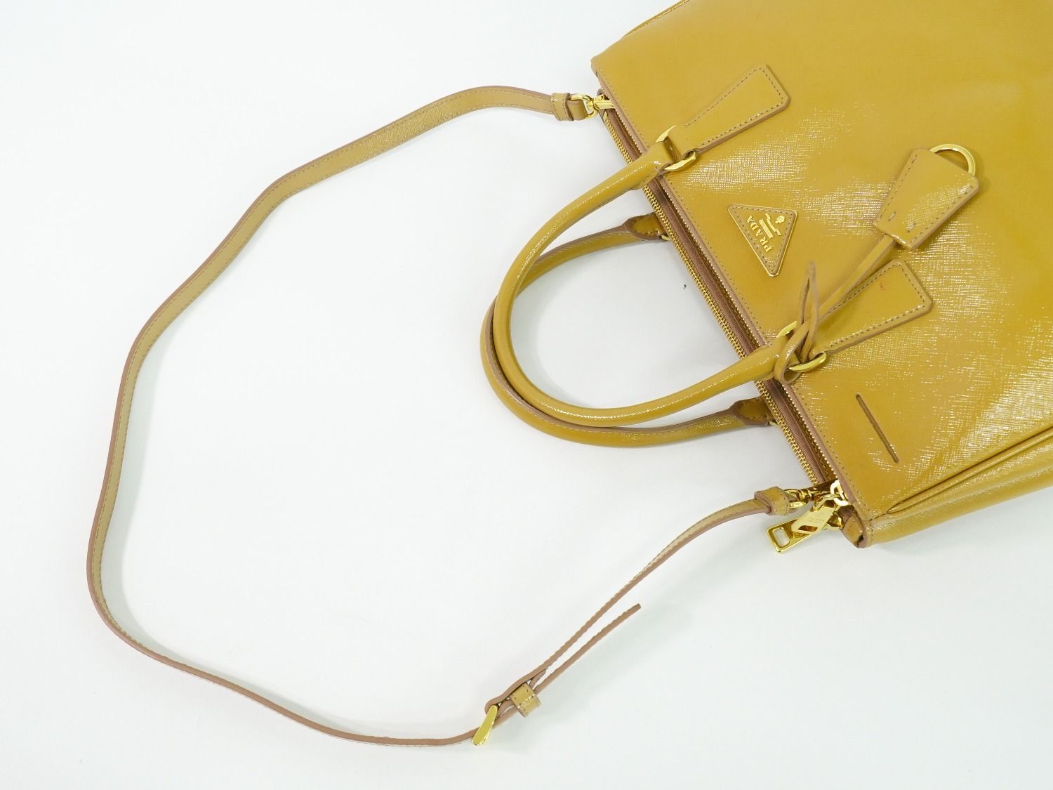 本物 プラダ PRADA ガレリア ラージ 2WAY ショルダーバッグ