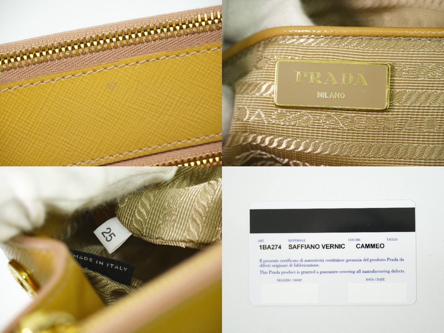 本物 プラダ PRADA ガレリア ラージ 2WAY ショルダーバッグ