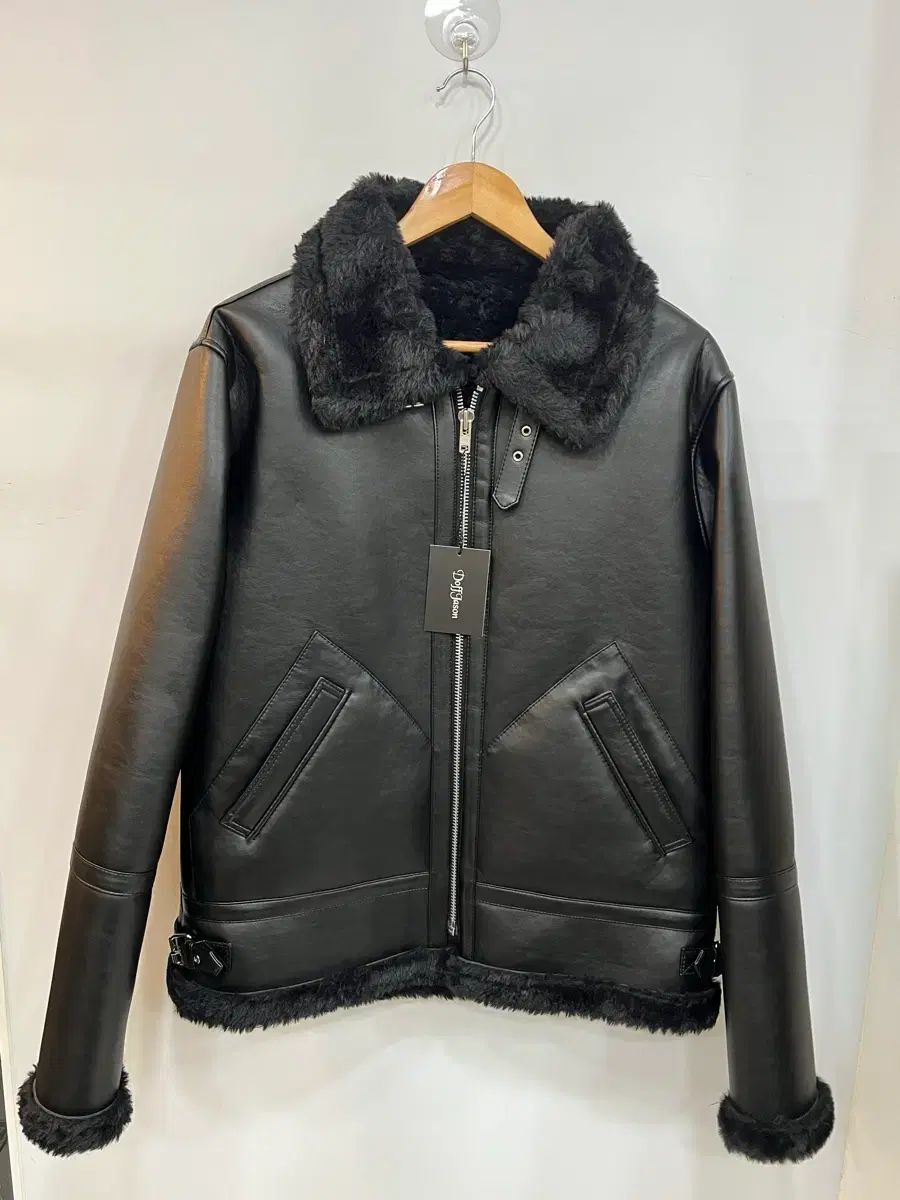 DOFFJASON(ドフジェーソン) 新品 ムートン ジャケット ブラック - メルカリ