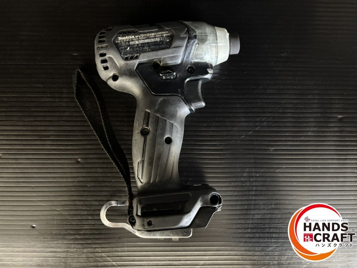 ♭ 品 マキタ makita TD 111 DZ 充電式インパクトドライバ 10.8 V 本体のみ ブラック 熊