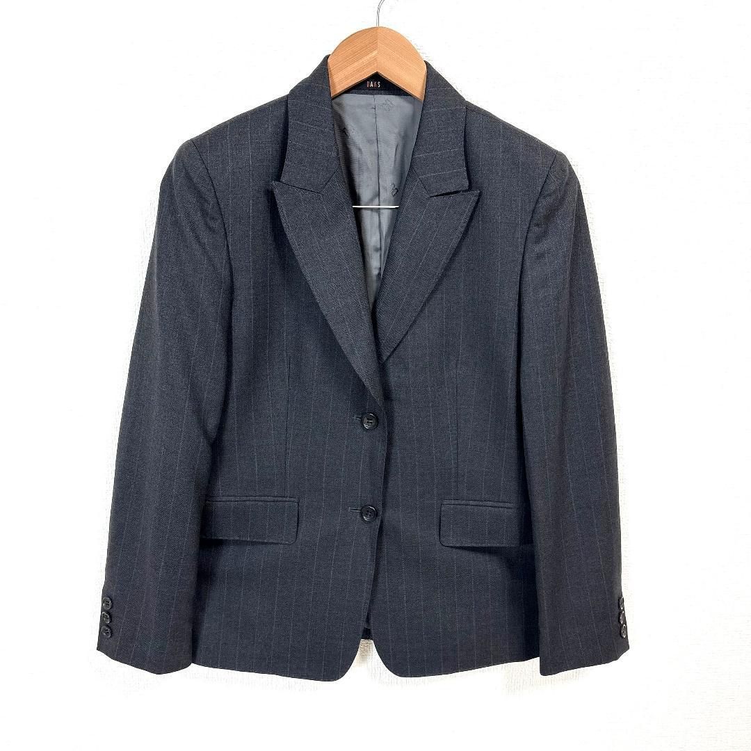 美品】 DAKS エルメネジルドゼニア生地 テーラードジャケット 38 