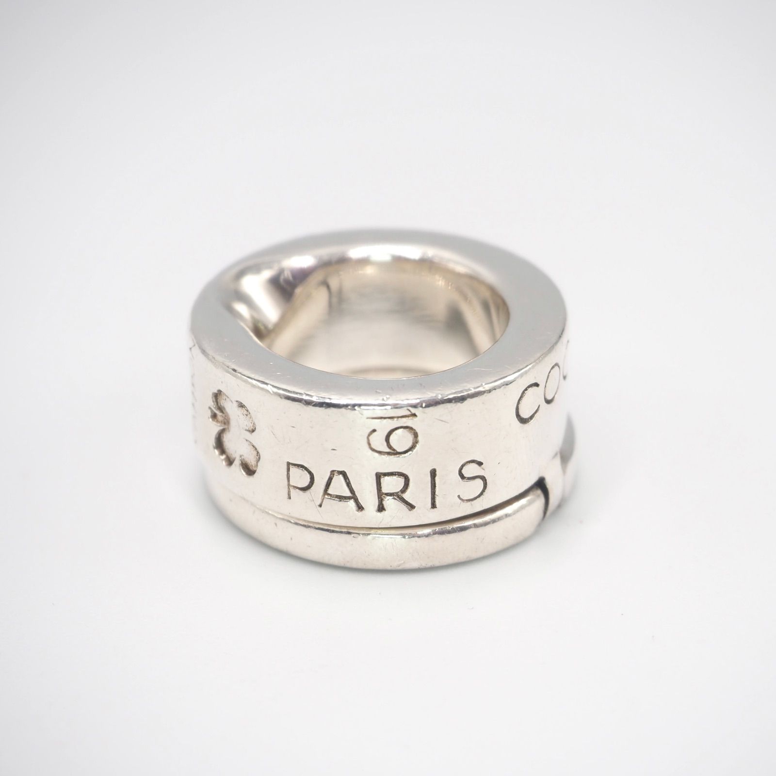 CHANEL 約14号 ロゴ カンボン リング シルバー925 シャネル - メルカリ