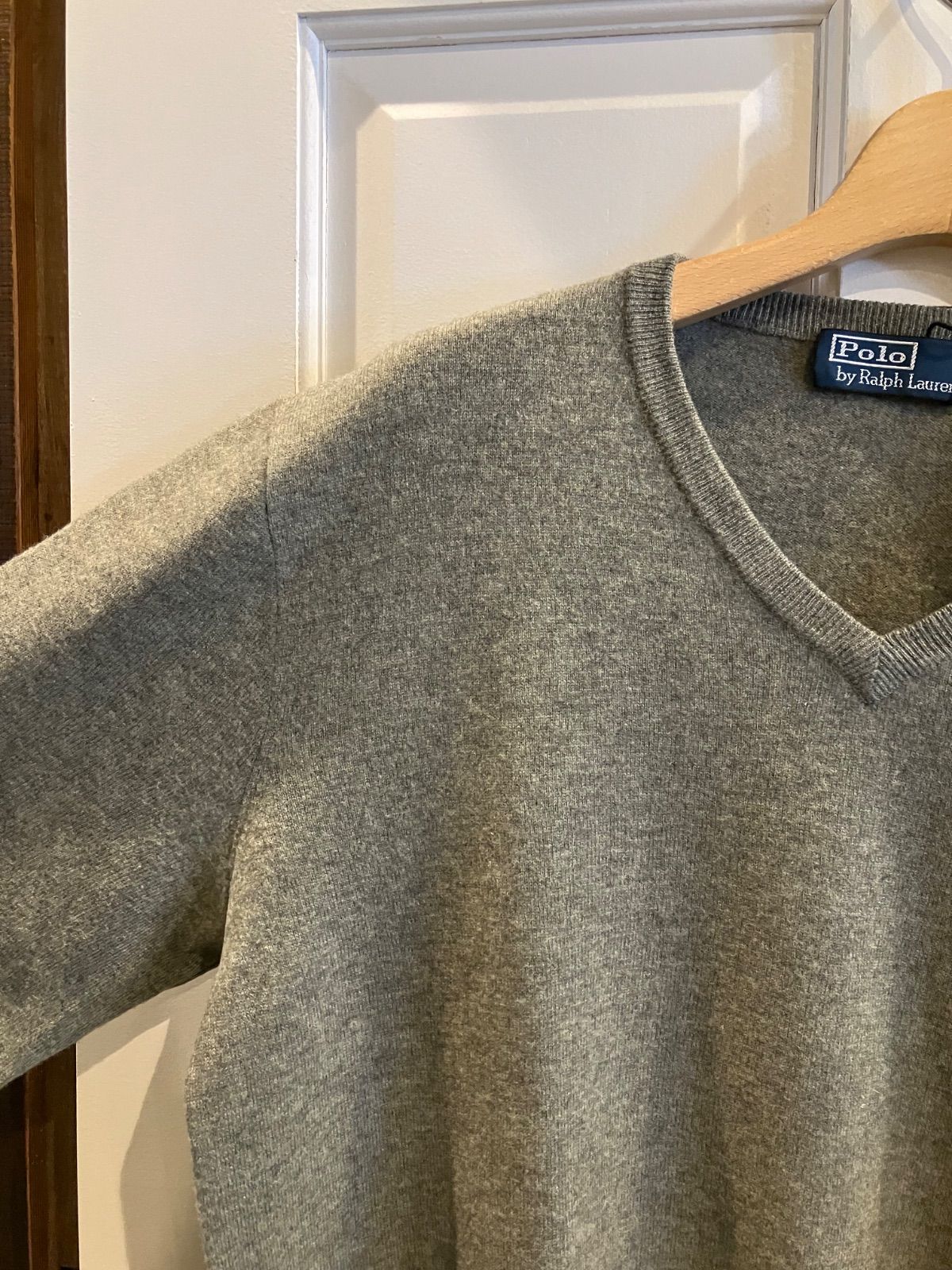 90s 90年代 POLO by Ralph Lauren セーター Vネック ウール メリノ