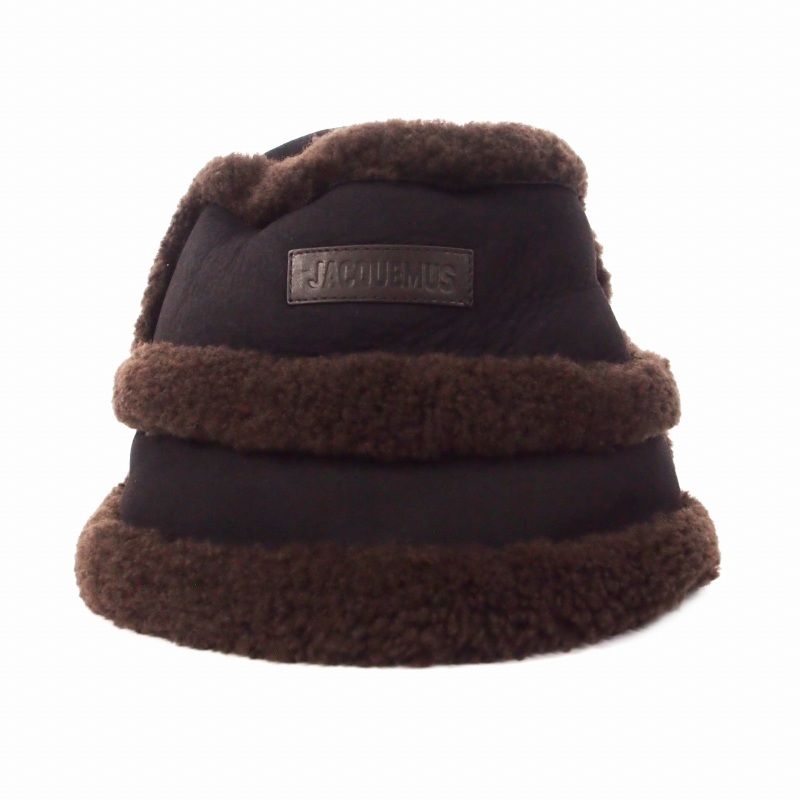 【新品未使用】JACQUEMUS ブラウン バケット ハット Jacquemus ハット 正規品 関税込み】JACQUEMUS ブラウン The Artichaut