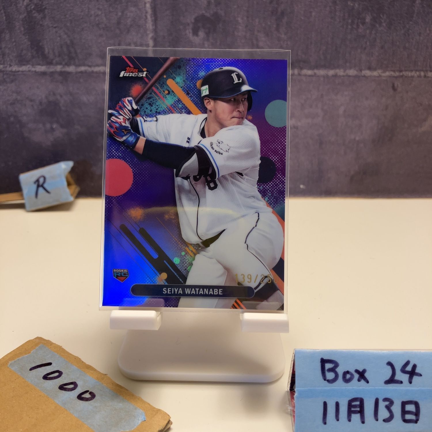 2024 Topps Finest 渡部聖弥 Seiya Watanabe 139/250 埼玉西武