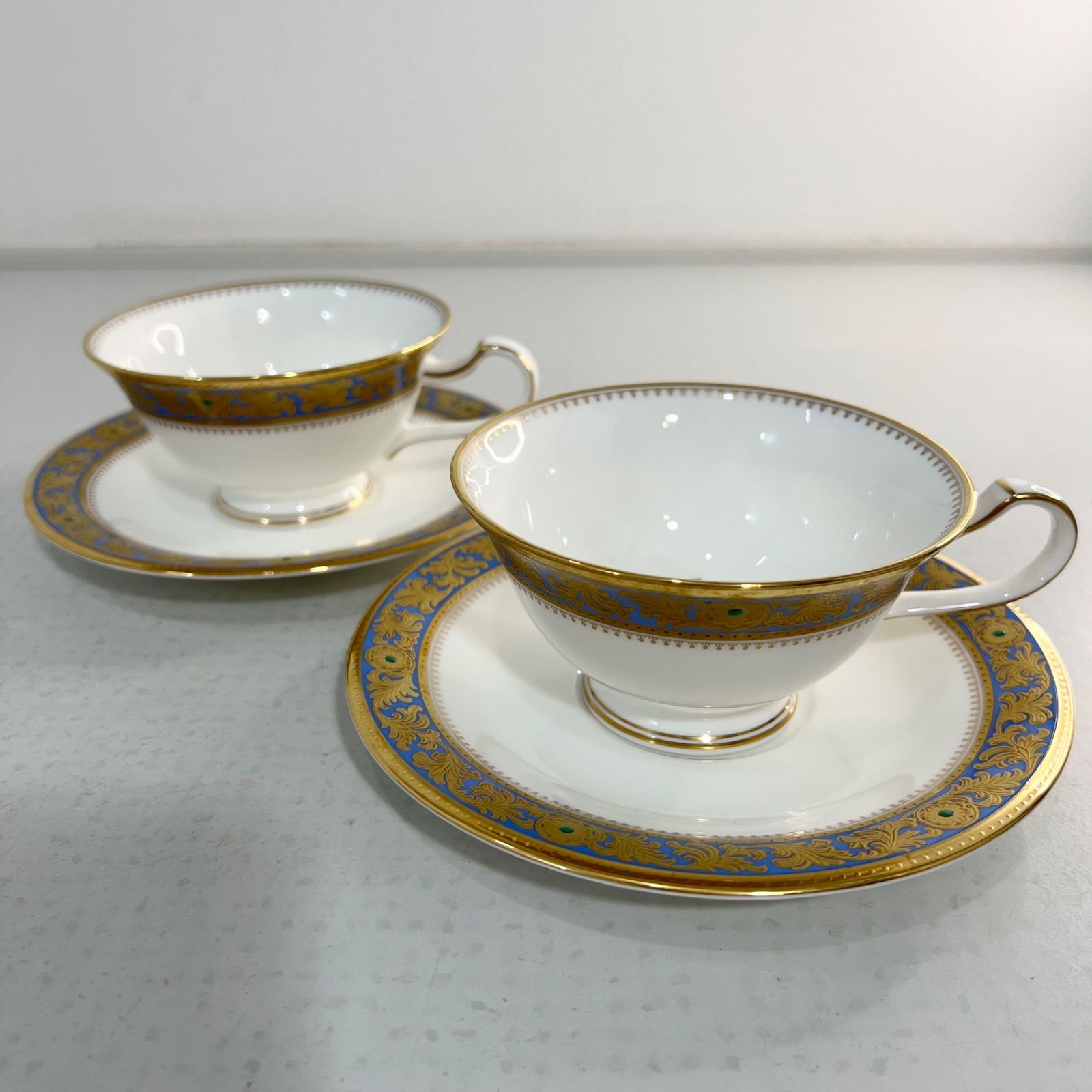 美品】ノリタケ GRAND BROCHE グランブロシェ カップ＆ソーサー ペア