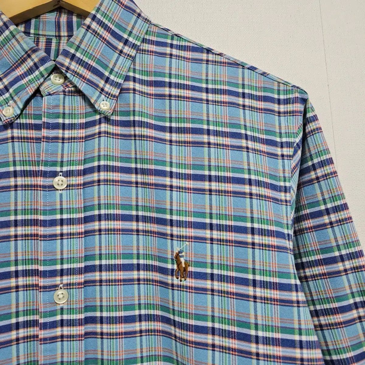 Polo Ralph Lauren 刺繍 パッチワーク 長袖シャツ ラルフローレン 