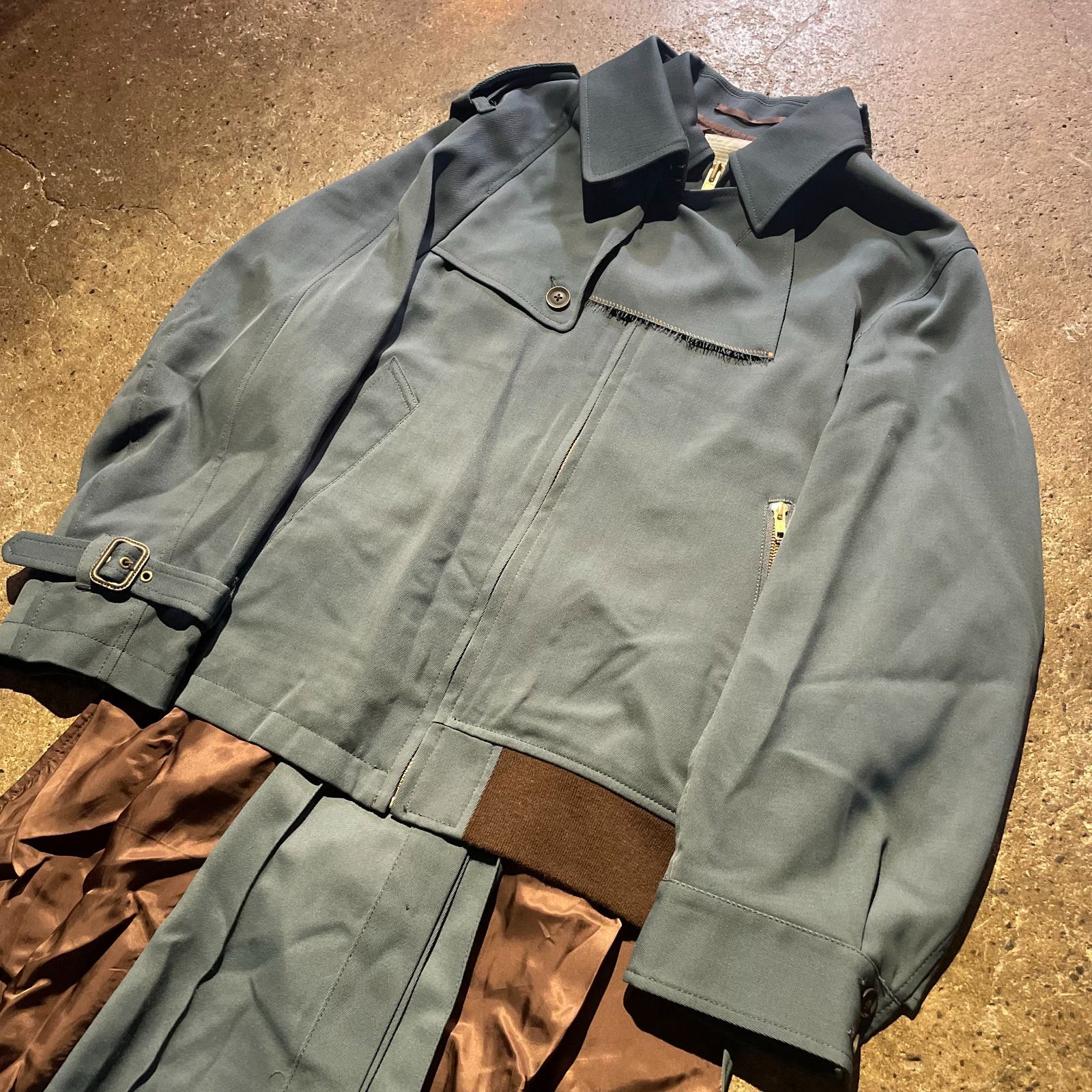 kolor 22AW T/Wサージコート カラー 2022AW ドッキング 再構築 コート