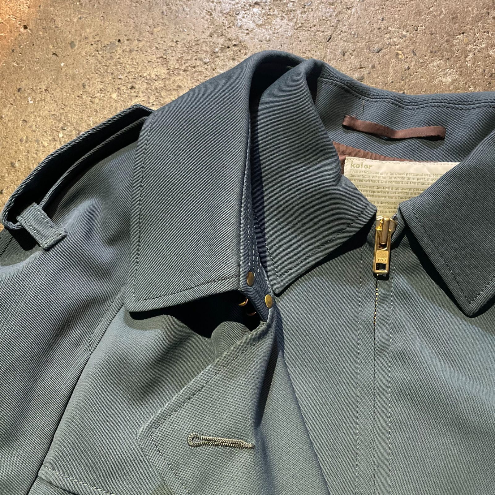 kolor 22AW T/Wサージコート カラー 2022AW ドッキング 再構築 コート