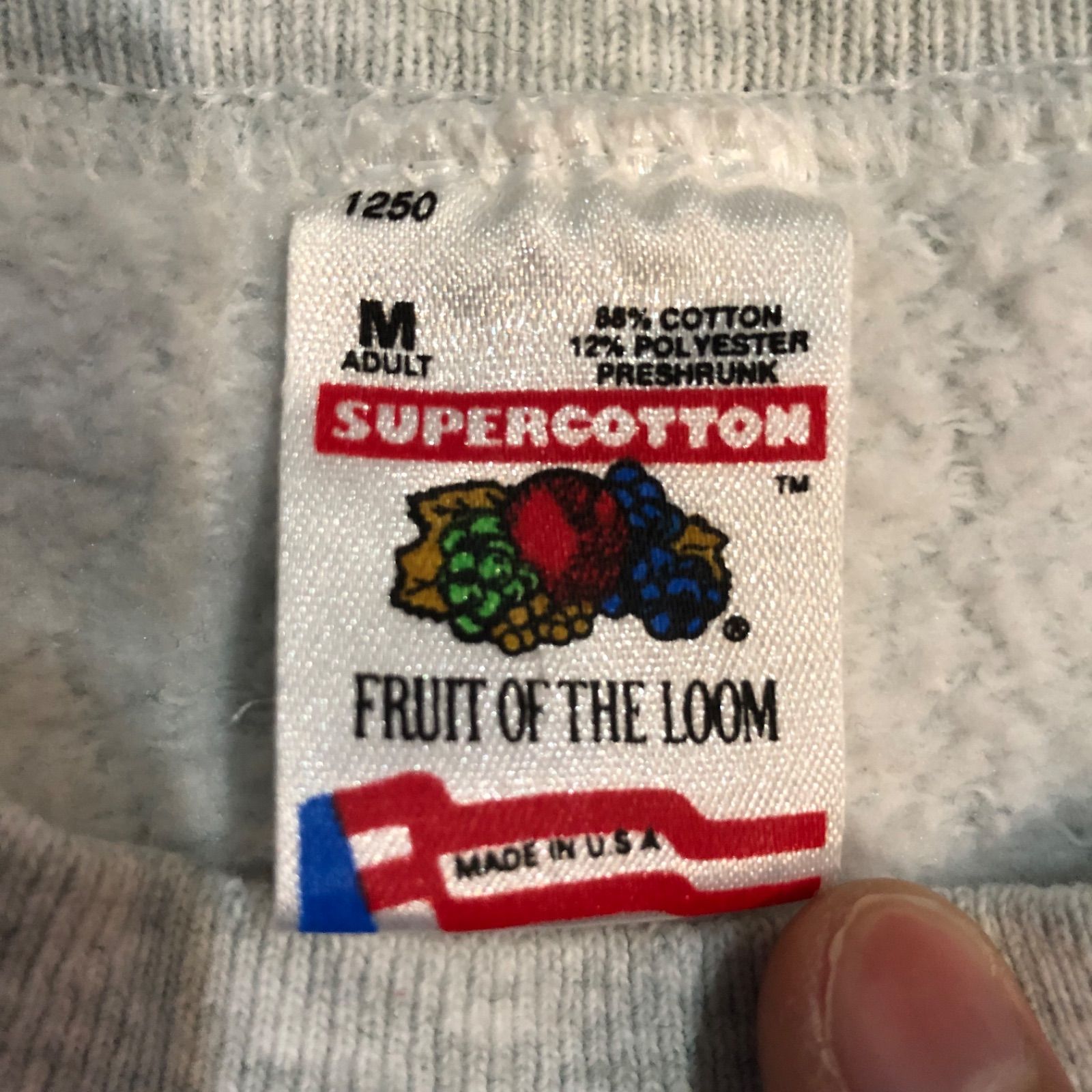 T7419 FRUIT OF THE LOOM スウェット USA製 90