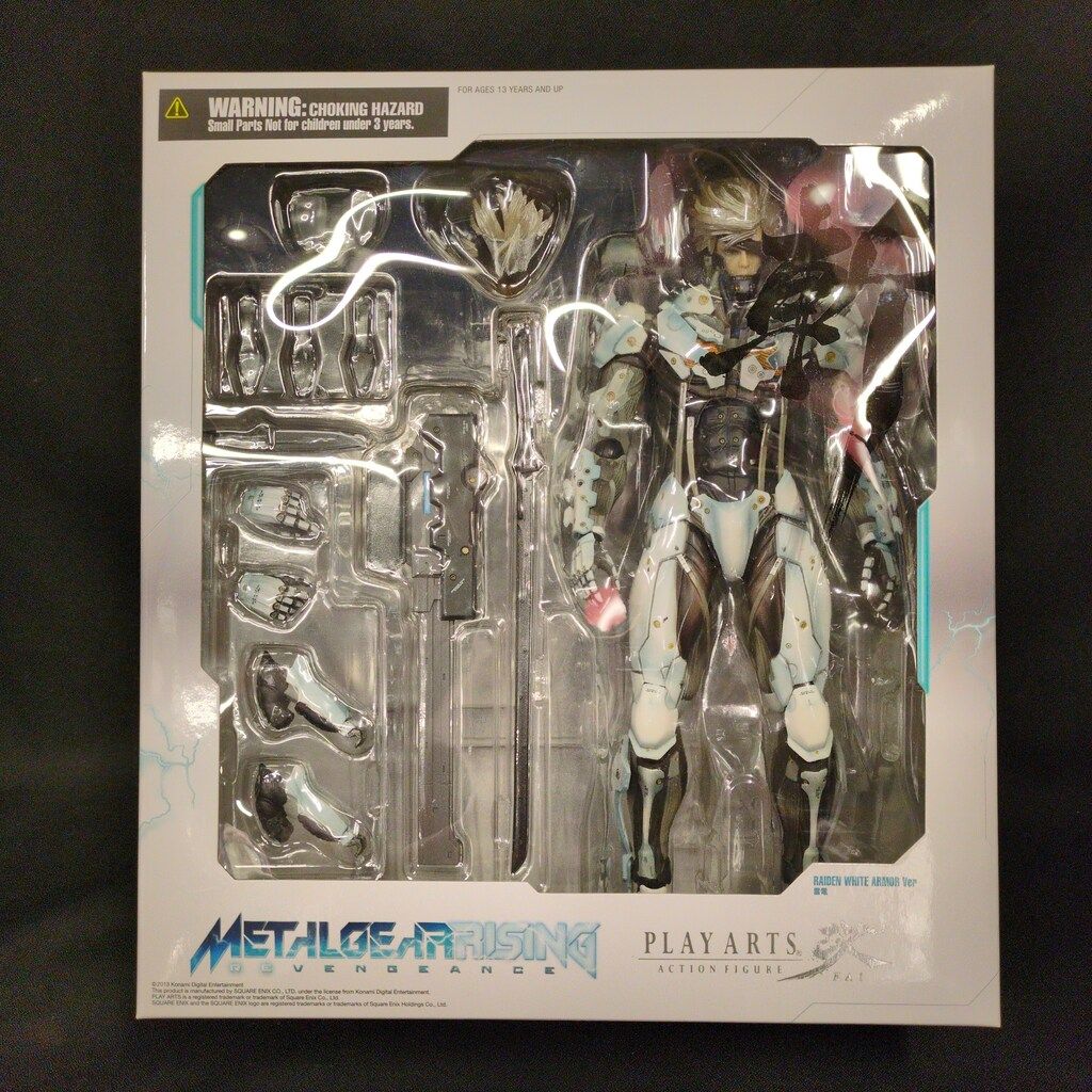 スクウェア・エニックス PLAY ARTS改 雷電 ホワイトアーマーver - メルカリ