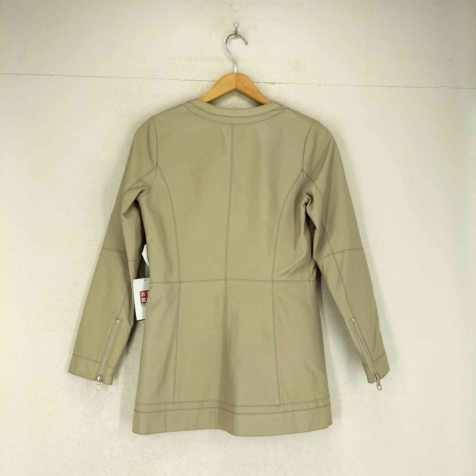 ビッキー VICKY レザー ノーカラージャケット レディース JPN：2