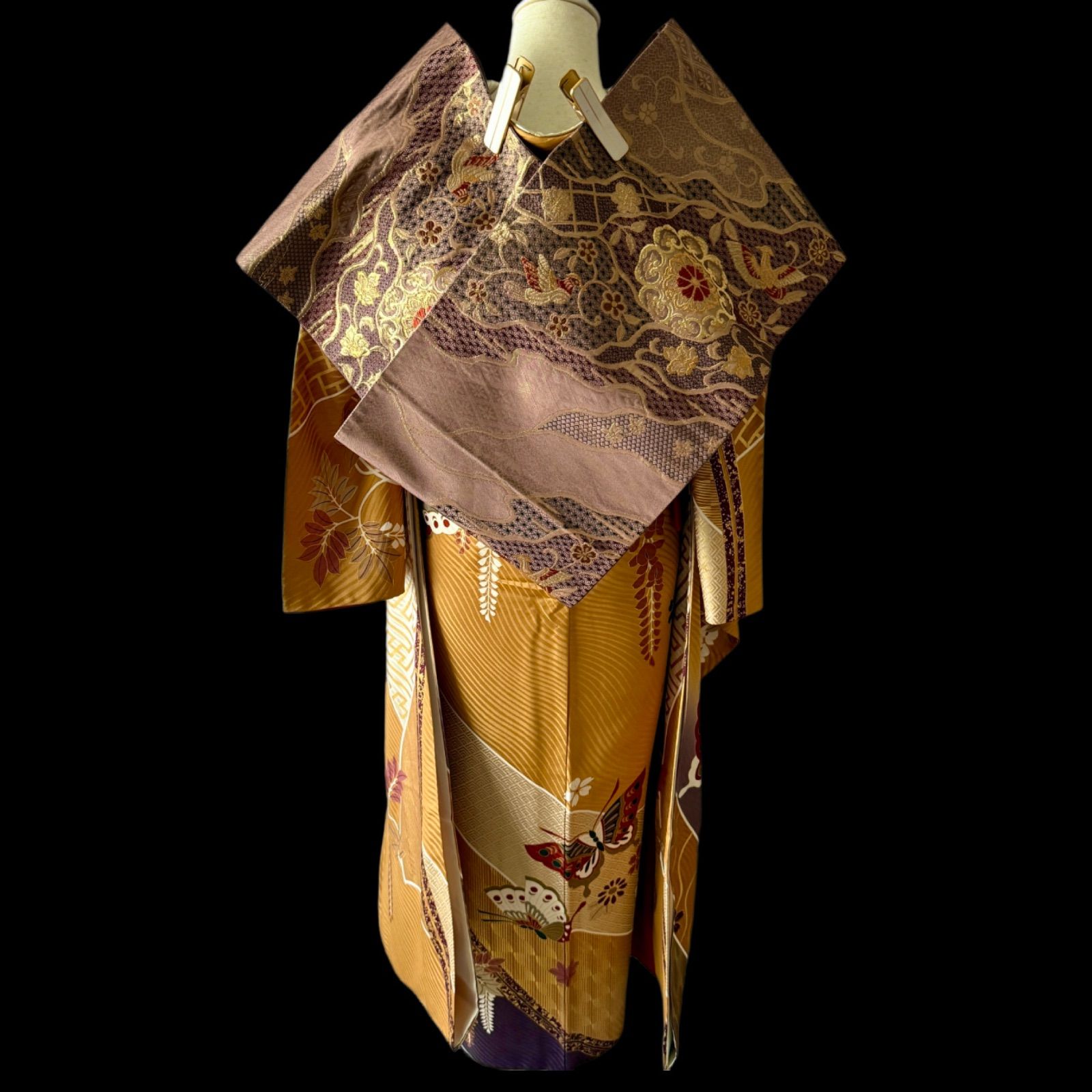 豪華 振袖5点セット トールサイズ 163〜173cm 正絹 成人式 卒業式