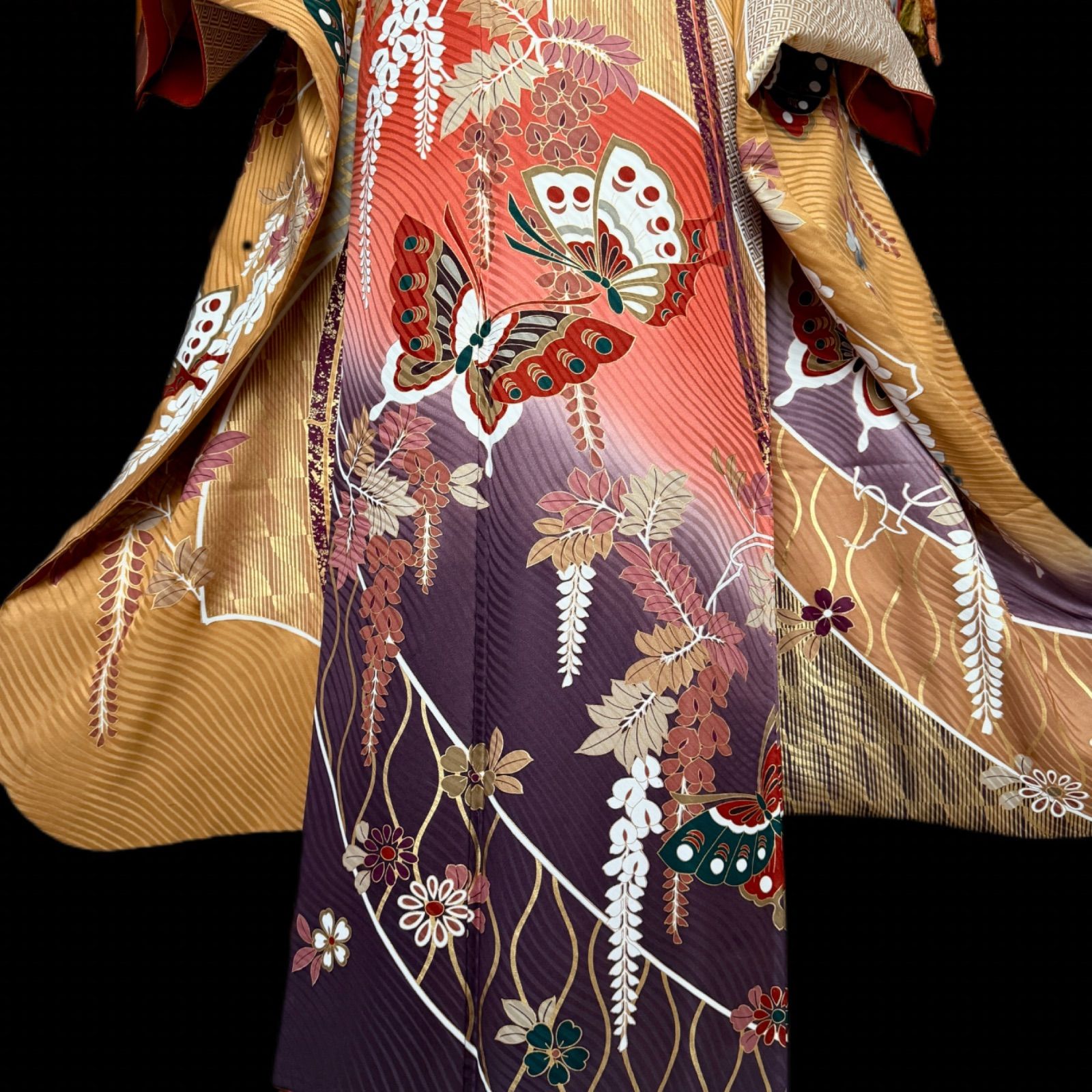 豪華 振袖5点セット トールサイズ 163〜173cm 正絹 成人式 卒業式