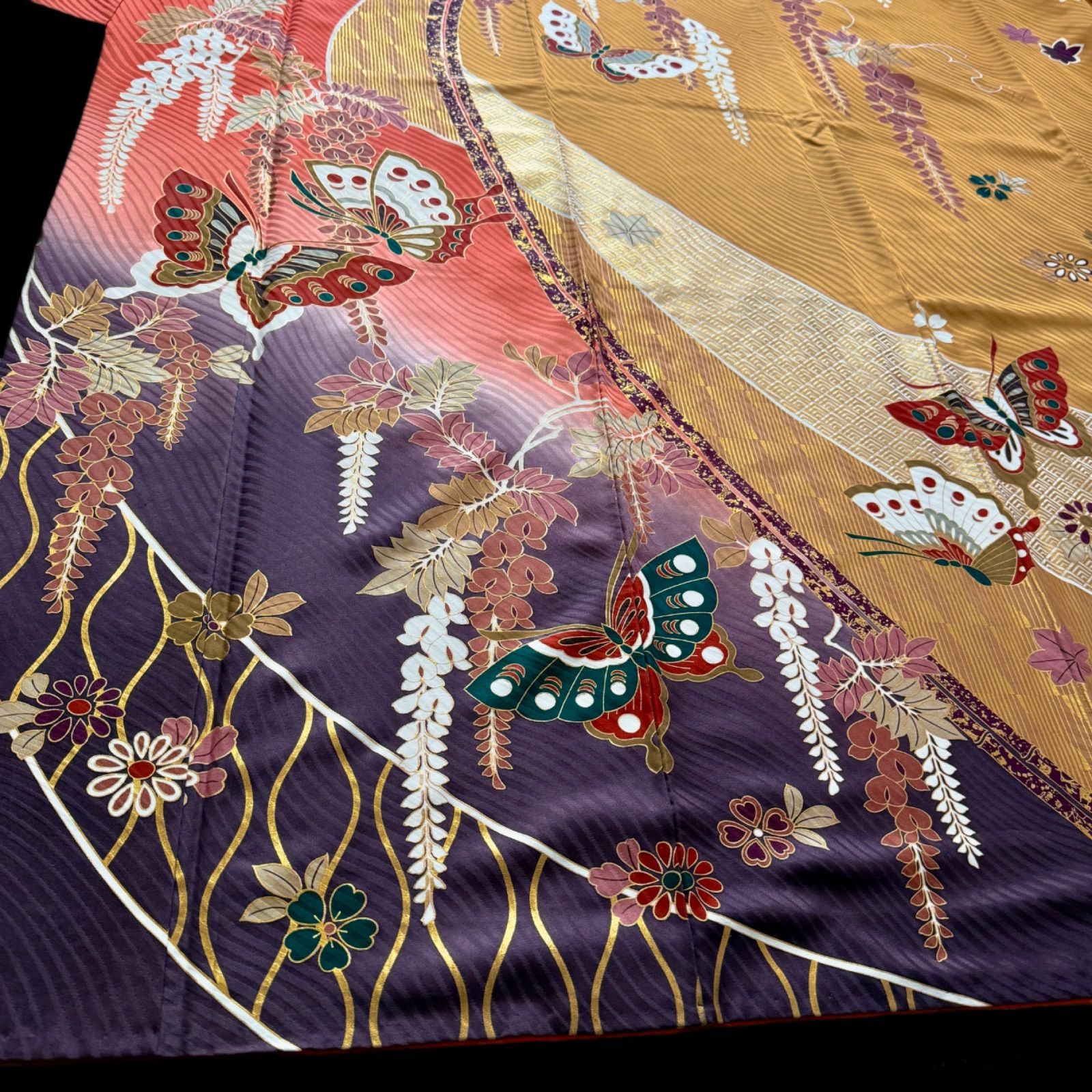 豪華 振袖5点セット トールサイズ 163〜173cm 正絹 成人式 卒業式