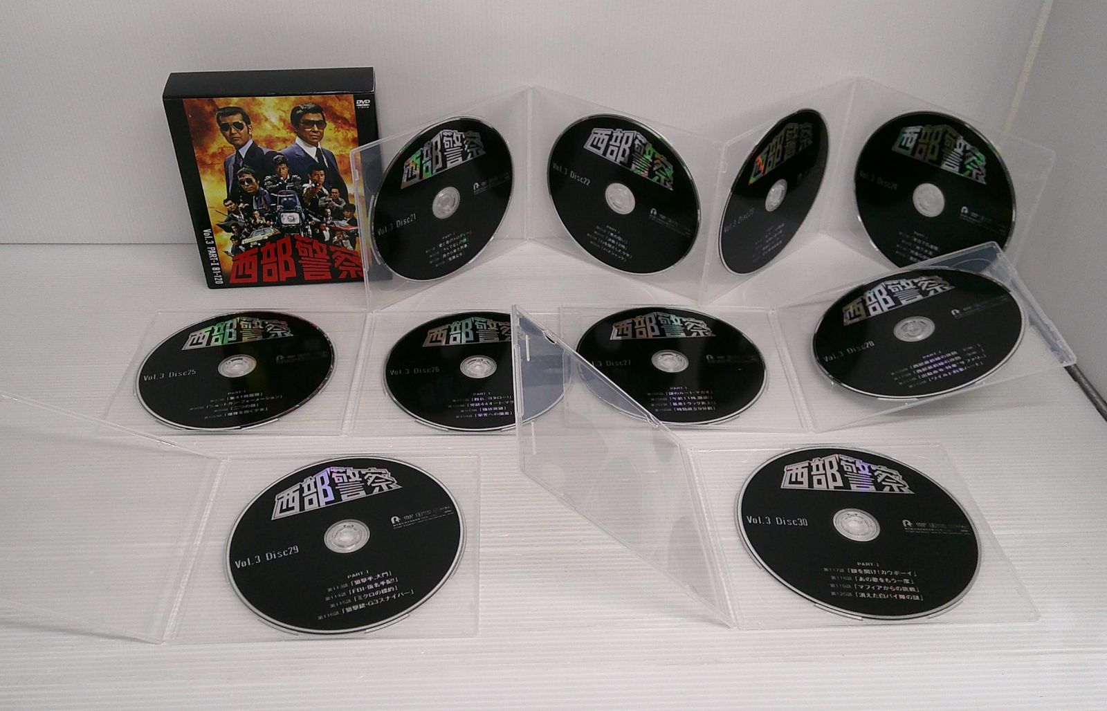 開封品】西部警察 40th Anniversary DVD 全6巻セット【ディスク傷等有