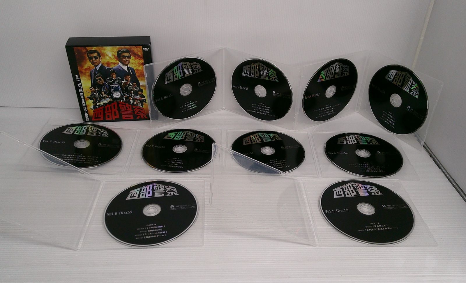 開封品】西部警察 40th Anniversary DVD 全6巻セット【ディスク傷等有