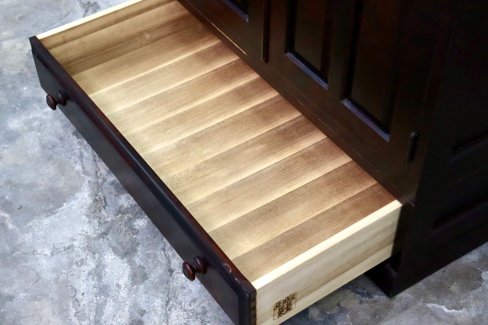 GMHH449C○北海道民芸家具 ワードローブ クローゼット 洋服タンス 樺材