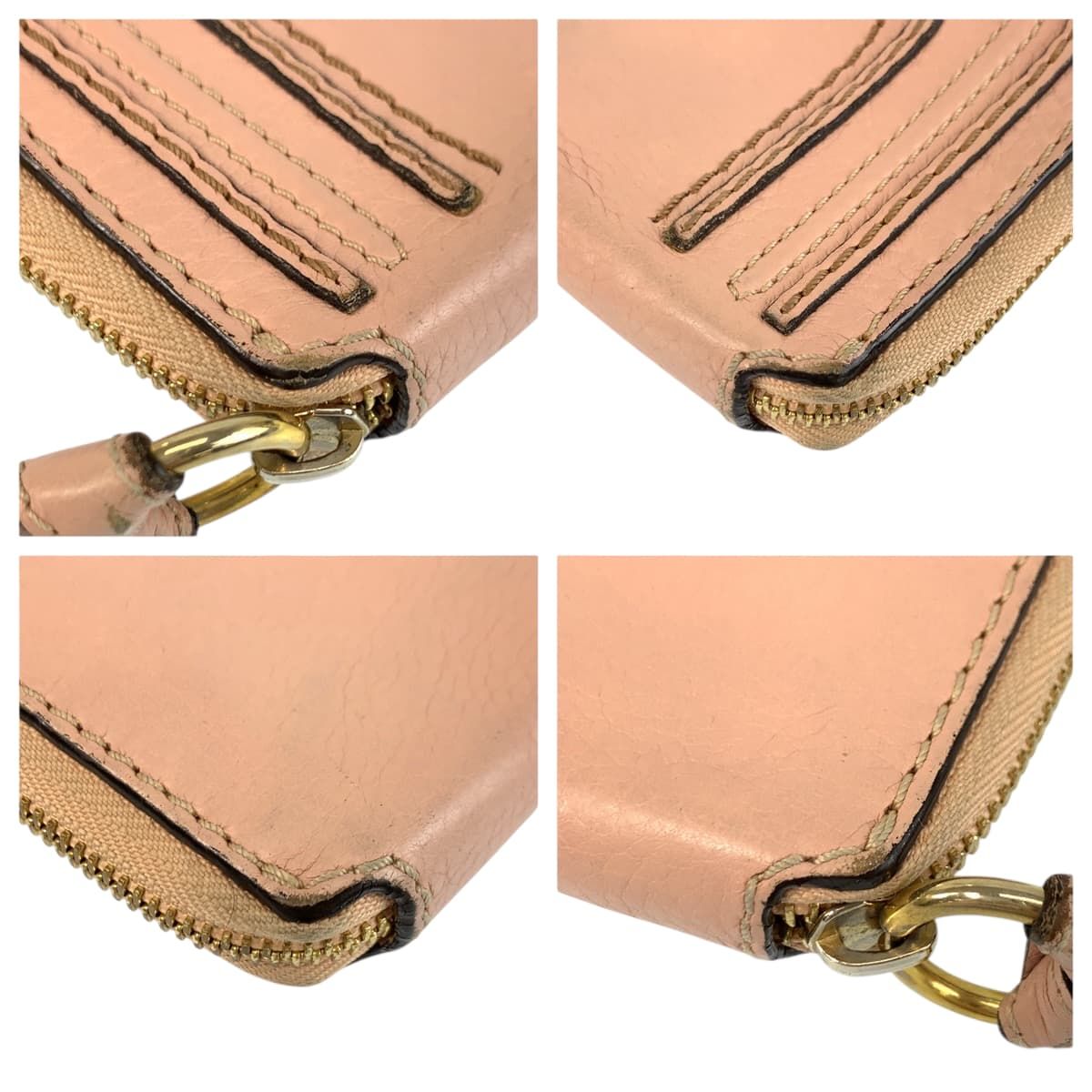 専用美品✨クロエ Chloe 長財布 レザー ピンク ゴールド金具 Chloe クロエ マーシー ピンク ゴールド金具 レザー BOZVJL 長財布