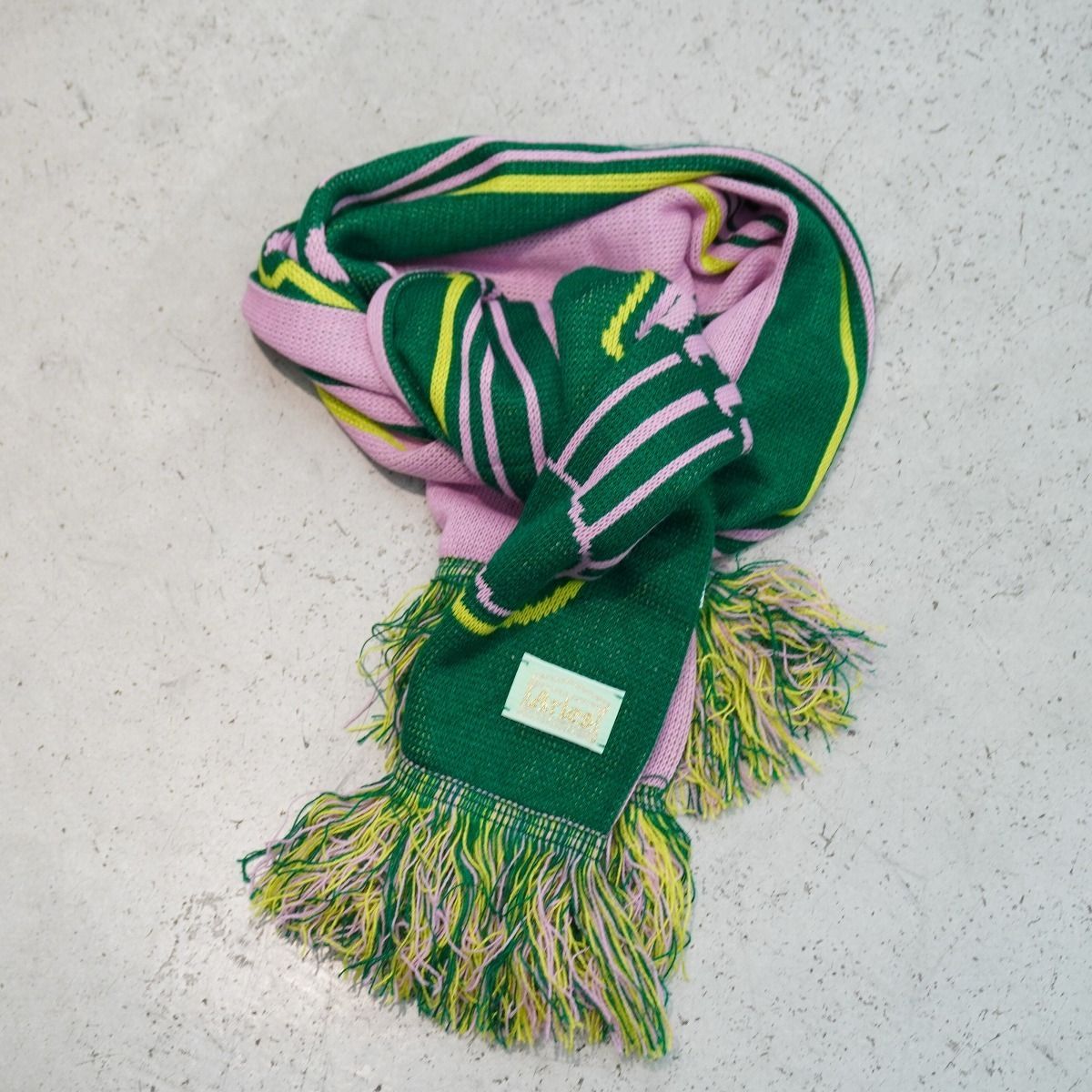 美品 Aries アリーズ アリエス COLUMN SCARF カラム スカーフ マフラー