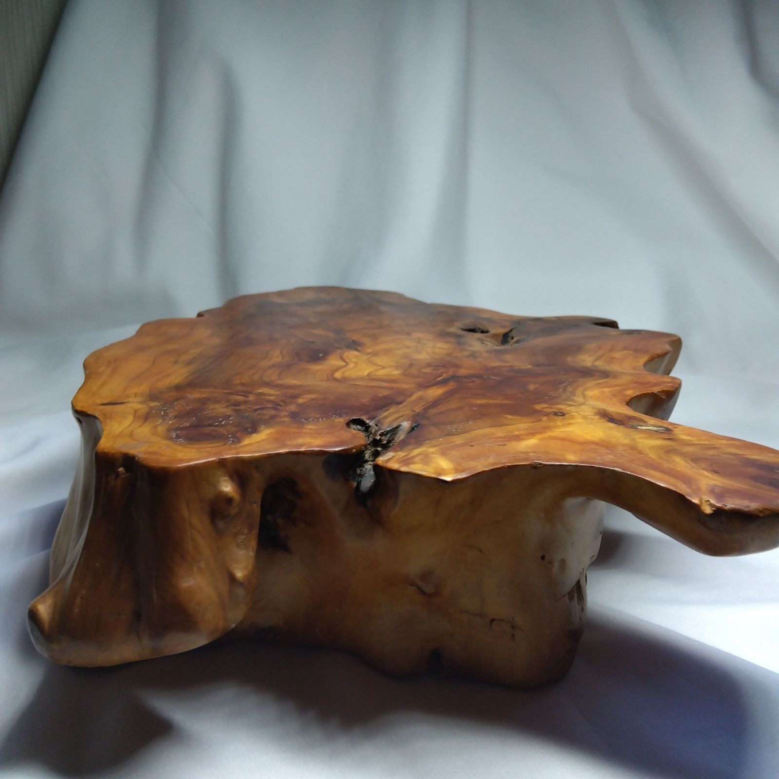 アンティーク 花台 盆栽台 香炉台 天然木 大きめ - メルカリ