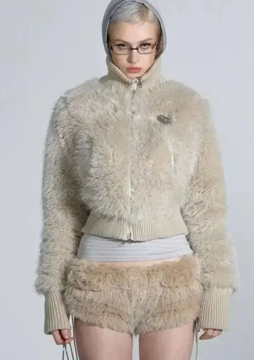 新品コンディション) SCULPTOR スカルプター ファー ジップアップ M