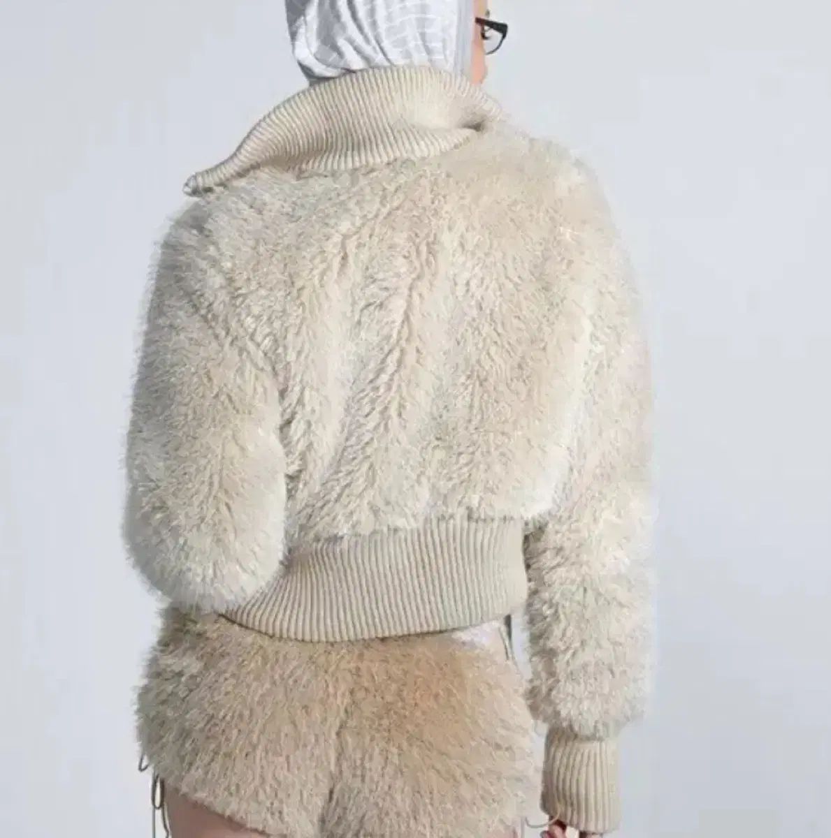 新品コンディション) SCULPTOR スカルプター ファー ジップアップ M