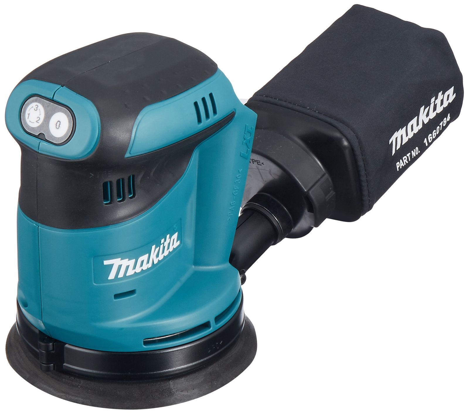 マキタ Makita 充電式ランダムオービットサンダ 18 V 本体のみ|バッテリー 充電器別売 ペーパー寸法 125 mm BO 180 DZ 本体